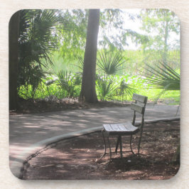 Posavasos Foto de una montaña rusa en el sendero.