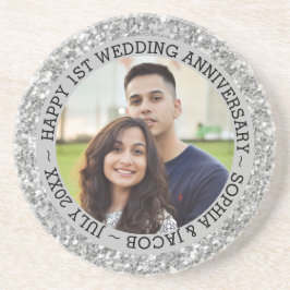 Posavasos Foto personalizado 1º aniversario