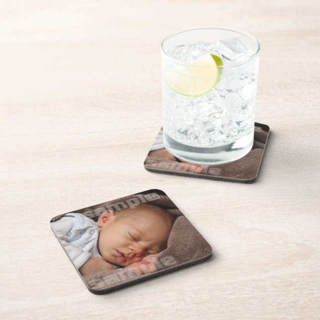 Posavasos Foto Personalizado personalizada (Lado Derecho)