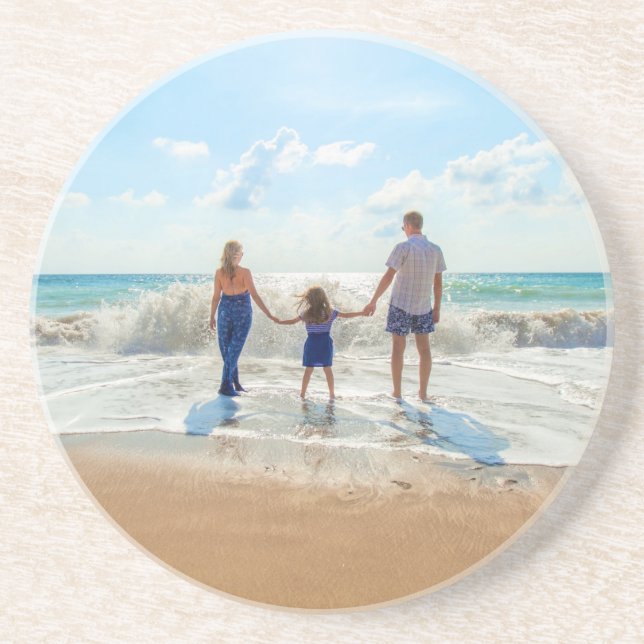 Posavasos Foto personalizado - Única en su propio diseño per (Frente)