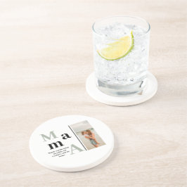 Posavasos Foto personalizado y mensaje Sandstone Pascua por 