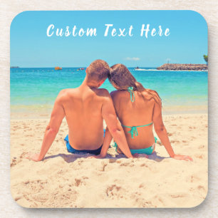 Posavasos Foto y texto personalizado - Su propio diseño - Es