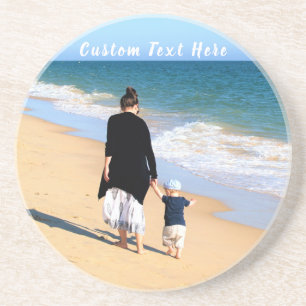 Posavasos Foto y texto personalizado - Tu propio diseño - Pa