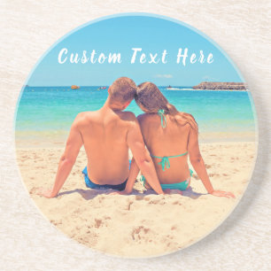 Posavasos Foto y texto personalizados - Su propio diseño - E