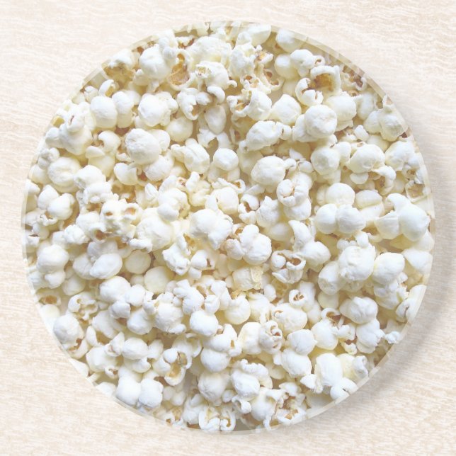 Posavasos Fotografía de decoración de palomitas festivas (Frente)