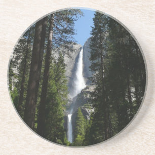 Posavasos Fotografía del paisaje de Yosemite Falls y bosques