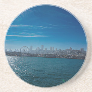 Posavasos Fotografía del paseo marítimo de San Francisco Pie