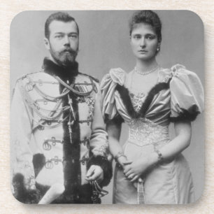 Posavasos Fotografía del retrato del Tsar Nicolás II