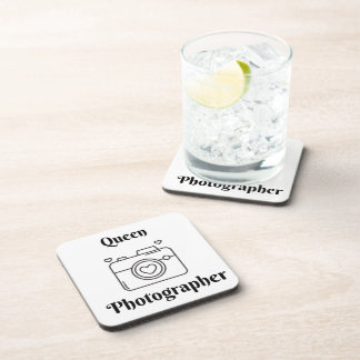 Posavasos Fotógrafo Reina en un