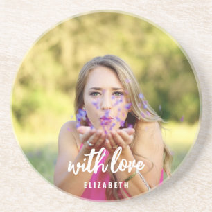 Posavasos Fotos de Despedida de Soltera Personalizadas con T