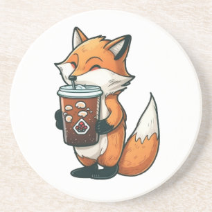 Posavasos Fox con una taza