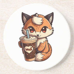 Posavasos Fox con una taza