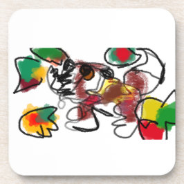 Posavasos Fox en otoño esperando