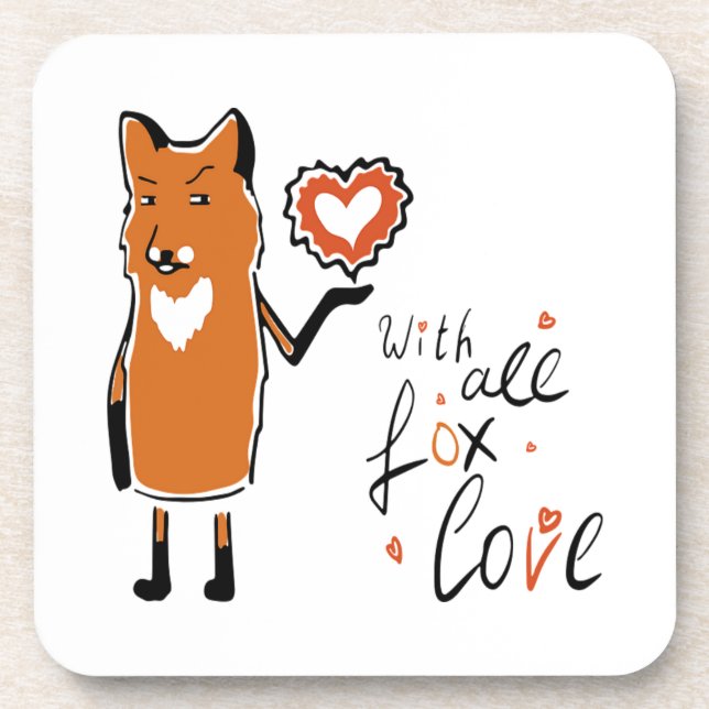 Posavasos Foxy Love (Frente)