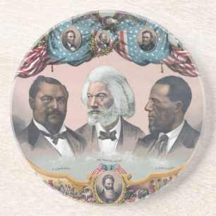 Posavasos Fr3d3rick Bailey Douglass con negro abolicionista