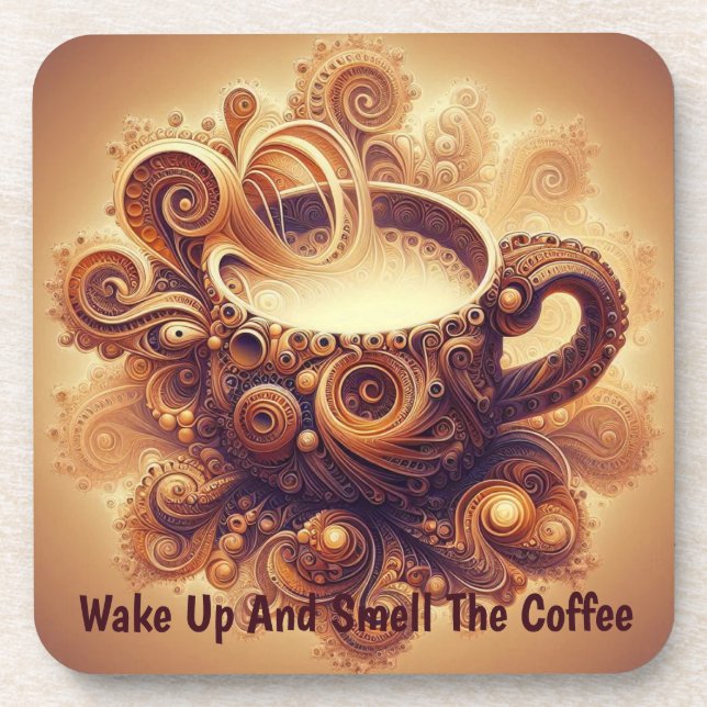 Posavasos Fractal Coffee Reverie (Frente)