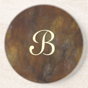 Posavasos Fractal Marble Series-9—Brn coaster—1 de