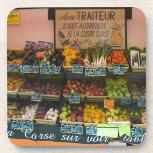 Posavasos Francia, Córcega. El sabor de la auténtica cocina 