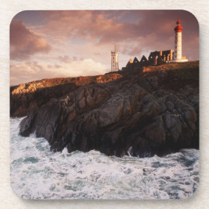 Posavasos Francia, faro al amanecer