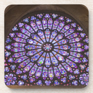 Posavasos Francia, París. Detalle interior de vidrio de colo