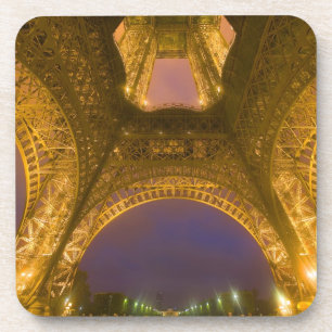 Posavasos Francia, París. Torre Eiffel iluminada a las 2