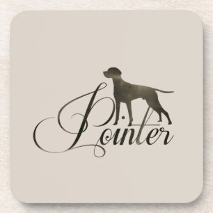 Posavasos Franco de cobre de vidrio escarchado de puntero in