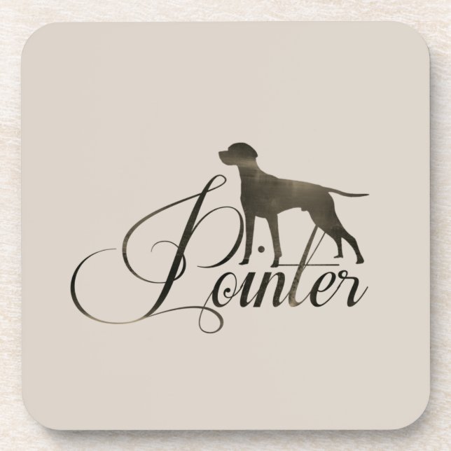 Posavasos Franco de cobre de vidrio escarchado de puntero in (Frente)