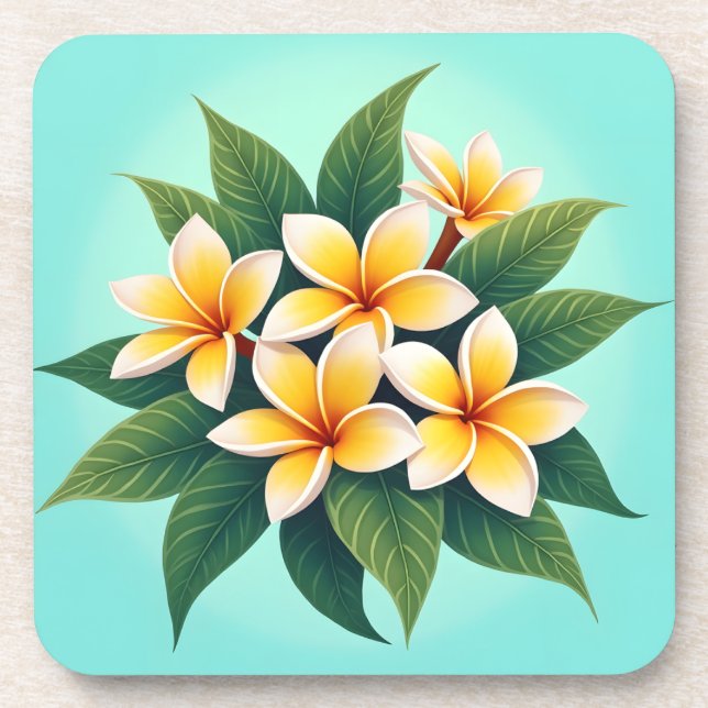 Posavasos Frangipanis Golden Glow (Frente)