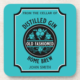 Posavasos Frasco de personalizado Gin
