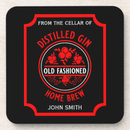 Posavasos Frasco de personalizado Gin