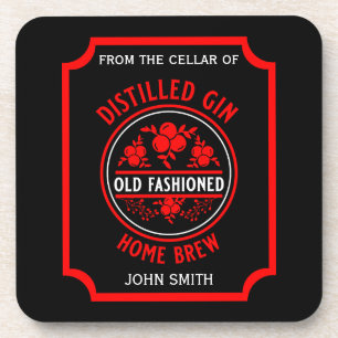 Posavasos Frasco de personalizado Gin