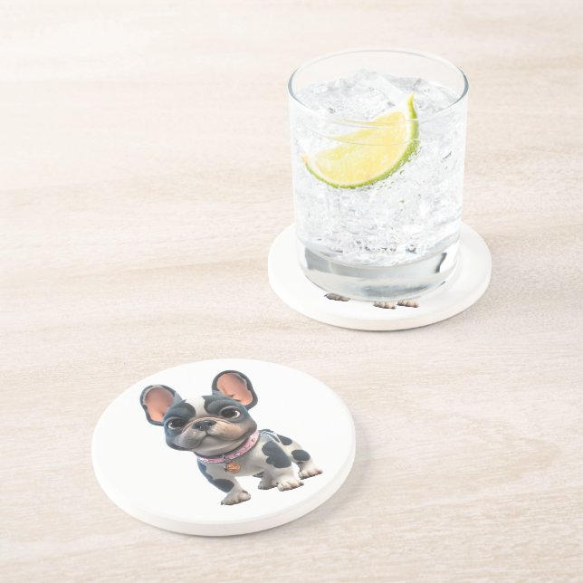 Posavasos French Bulldog (Lado)