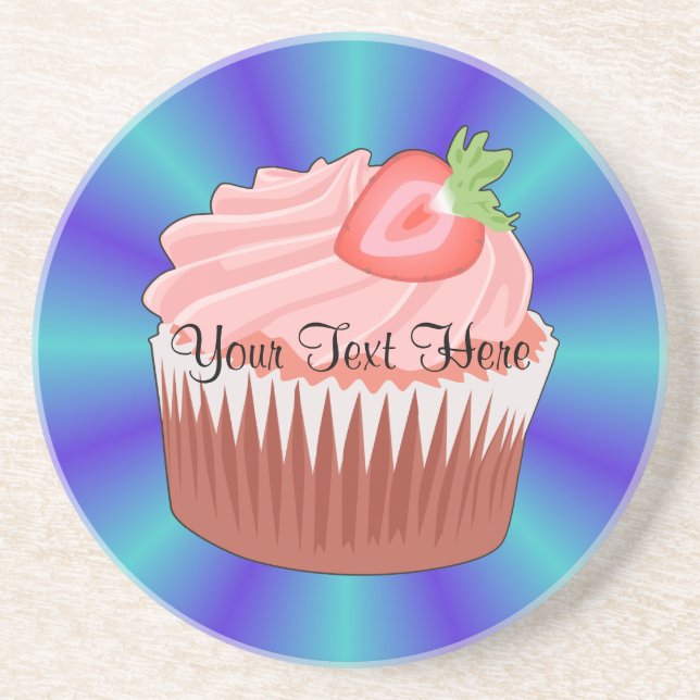 Posavasos Fresa Cupakes Coaster (Frente)