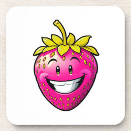 Posavasos Fresa rosa