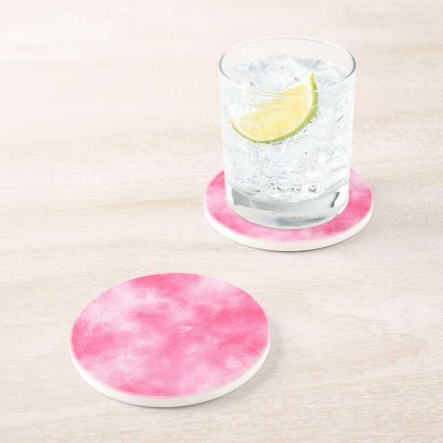 Posavasos Fresas y asador de arenisca crema (Lado)