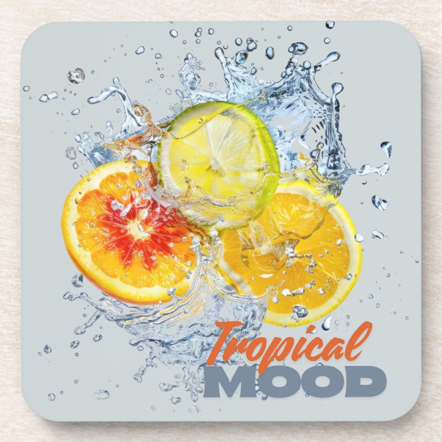 Posavasos Fresh Citrus Coaster Set- Tropical Mood (Frente)