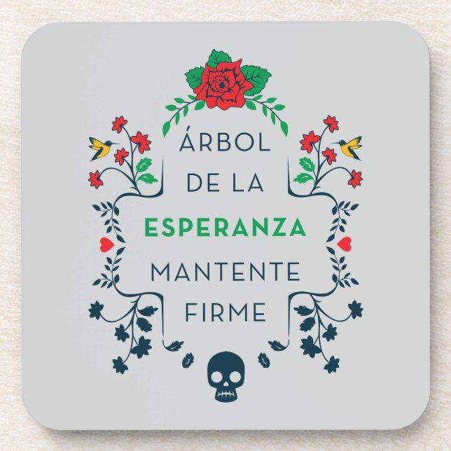 Posavasos Frida Kahlo el | Árbol De La Esperanza (Frente)