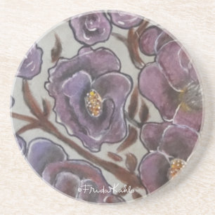 Posavasos Frida Kahlo pintó las flores