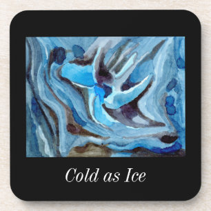 Posavasos Frío como montaña rusa de hielo