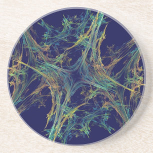 Posavasos Frost Series-6— Blue Multi Coaster 1 de