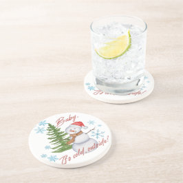 Posavasos Frosty Chewman Snowman Coaster Set