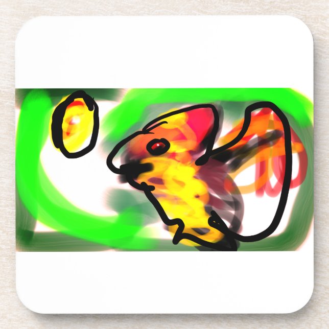 Posavasos Fruit bat  art (Frente)