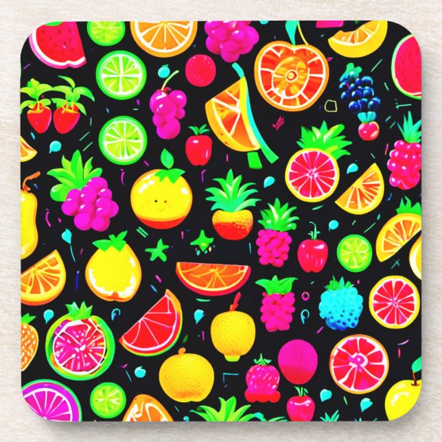 Posavasos Fruity Mosaic Design Delight (Frente)