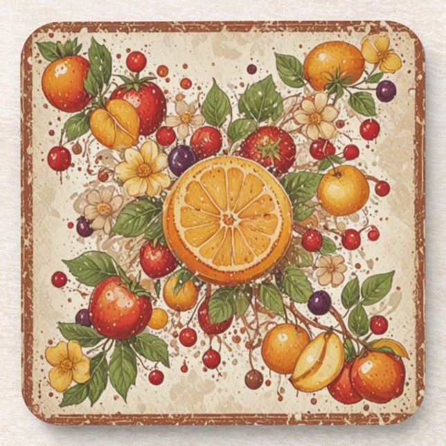Posavasos Fruta de la cosecha (Frente)