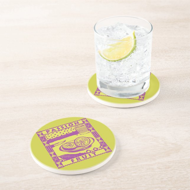 Posavasos Fruta de la pasión (Lado)