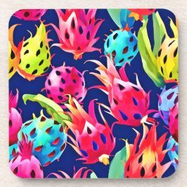 Posavasos Fruta del dragón colorido