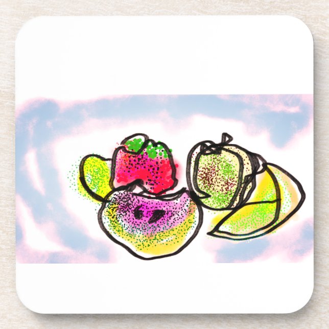 Posavasos Frutas verano  (Frente)