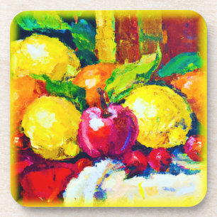 Posavasos Frutos Tropicales Piando. ¡Hazte con una en Zazzle