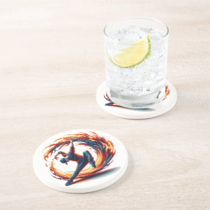 Posavasos Fuego callejero de ruptura con energía urbana