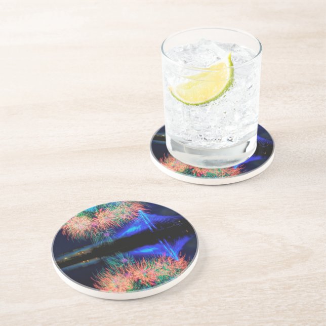 Posavasos Fuegos artificiales (Lado)